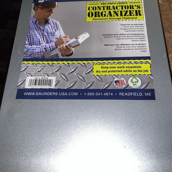Saunders Silver Aluminum Storage Clipboard - Picture 1 of 2